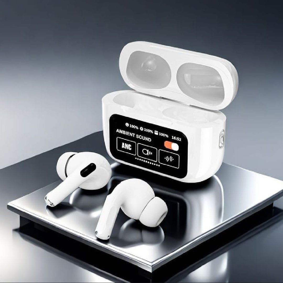 A9 Pro Airpods (ANC) with Touch Screen